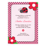 Lady Bug Invitation