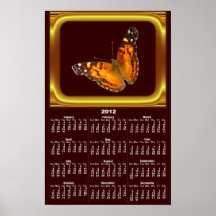 Lady Butterfly calendar ~ print