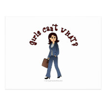 Lady CEO in Business Suit Postcards