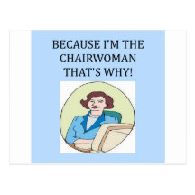 lady ceo postcards
