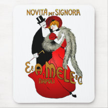 Lady in Red Mousepad