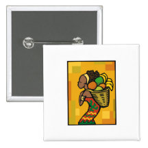 Lady Kwanzaa Pin