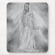 Lady of light Aurora Mousepad