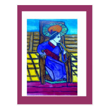 Lady Oneko postcard