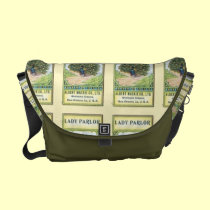 Lady Parlour Vintage Label Messenger Bag messenger bags