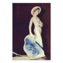 Lady porcelain decor art photo