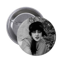 lady vampire button