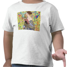 Lady with fan by Gustav Klimt Tshirt