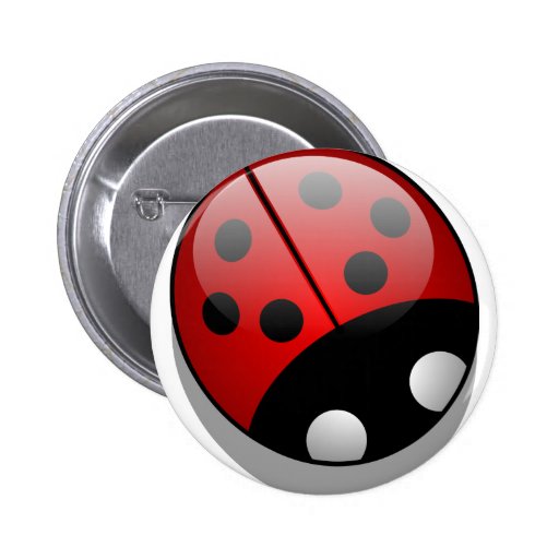 Ladybug Buttons Zazzle