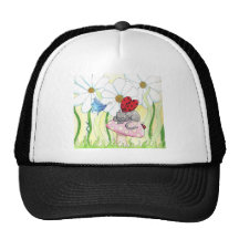Ladybug Fairy Cat Mesh Hats