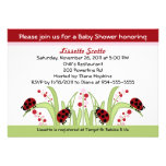 Ladybug Garden #2 Baby Shower Invitations