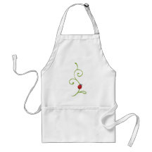 Ladybug on Vine Aprons