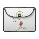Ladybug on Vine Sleeves For MacBook Pro