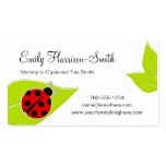 Ladybug Play Date Cards, Horizontal Business Cards