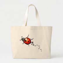 Ladybug Rockstar Tote Bags