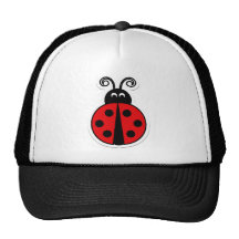 ladybug trucker hat