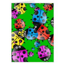 Ladybug Wallpaper Cards