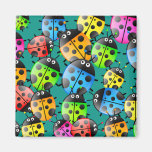 Ladybug Wallpaper Refrigerator Magnets