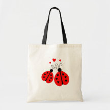 Ladybugs in Love Tote Bag