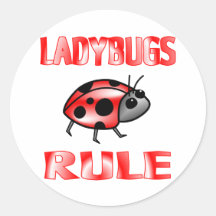 LADYBUGS RULE STICKERS