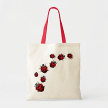 Ladybugs Tote Bag Environmental Ladybugs Tote Bag