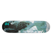LadyLove Blue Skateboard Deck