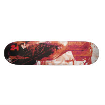LadyLove&RedPink Skateboard