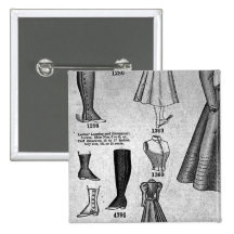 Lady's Bicycle Fashions1897 - Vintage Buttons