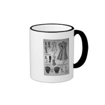 Lady's Bicycle Fashions1897 - Vintage Mug