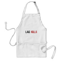 Lag Kills Gamers Aprons