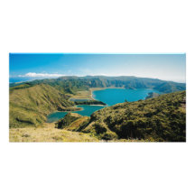 Lagoa do Fogo, Azores Customized Photo Card