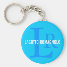 Lagotto Romagnolo Breed Monogram Keychains