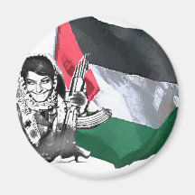 Laila Khaled Refrigerator Magnet