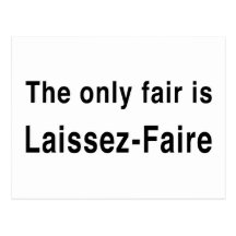 Laissez-Faire Postcard