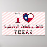 Lake Dallas, Texas Poster