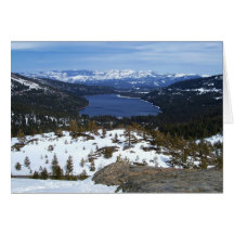Lake Donner Greeting Card