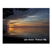 Lake Ontario, Rochester N.Y. Post Card