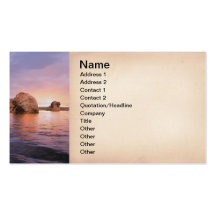 Lake Powell Sunset Business Card Templates