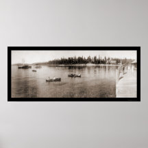 Lake Tahoe, CA Photo 1908 Poster