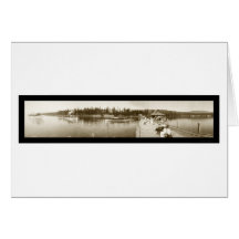 Lake Tahoe, CA Wharf Photo 1906 Cards