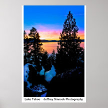Lake Tahoe Sunset 2011 Posters