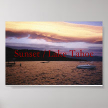 Lake Tahoe Sunset Print