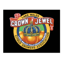 Lake Wales Crown Jewel Orange Postcard