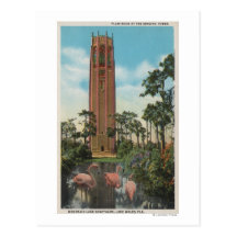 Lake Wales, FL - View of Singing Postcard