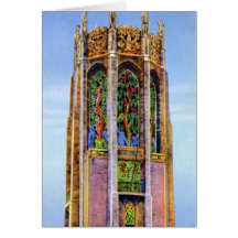Lake Wales Florida Bok Singing Tower Detail Greeting Cards