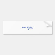 Lake Wales Florida Classic Design Bumper Sticker