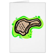 Lamb chop greeting cards