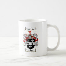 LAMB FAMILY CREST -  LAMB COAT OF ARMS COFFEE MUGS