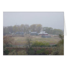 Lambertson Farm Overcast Greeting Card