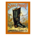 LAMBERTVILLE RUBBER SNAG-PROOF BOOT AD ELVES ~PC POSTCARD